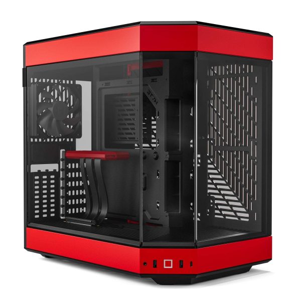 HYTE Y60 ATX Mid Tower Black - Y60 (Red)
