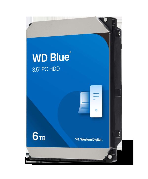 WD Blue WD60EZAX 6TB Hard Drive - SATA (SATA/600) - 3.5" Drive - Internal