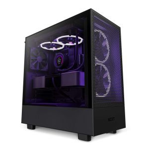 NZXT H5 Elite - All Black ATX, Micro-ATX, mini-ITX Black - H5 Flow (Black)