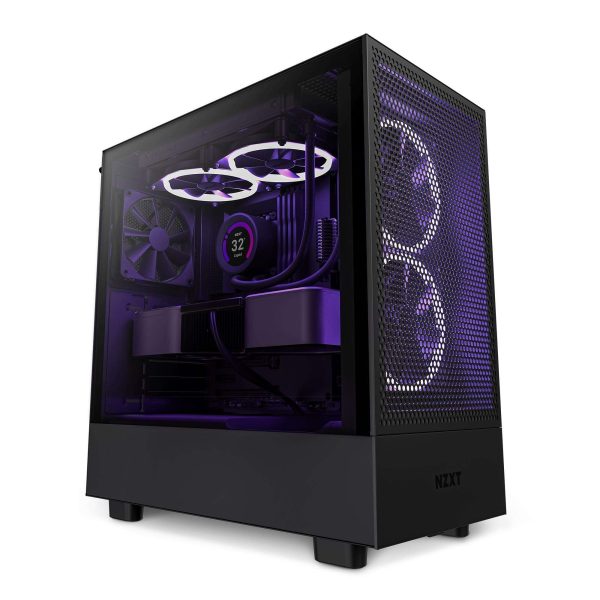 NZXT H5 Elite - All Black ATX, Micro-ATX, mini-ITX Black - H5 Flow (Black)