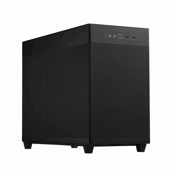 ASUS AP201 Type-C Airflow-focused Micro-ATX,Mini-ITX Computer Case, Support 360/280 Liquid Cooling - Black