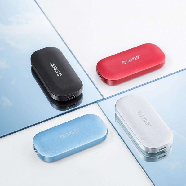 ORICO 250GB Mini Portable NVMe SSD External Solid State Drive with 3D NAND FLASH, Type C USB 3.1 Gen-2 Cable (10Gb/s), C to A cable (540MB/s) High-speed Portable SATA SSD