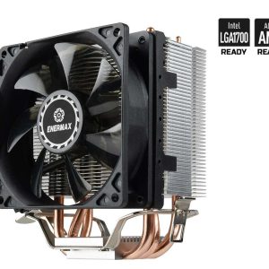 Enermax ETS-N31 CPU Air Cooler, 130W+ TDP for Intel/ AMD Universal Socket AM4 & AM5 / Intel LGA 1700/1200/1151, 3 Direct Contact Heat Pipes, 92mm PWM Fan – AM5 & LGA 1700 Ready