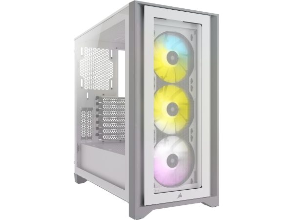 Corsair ATX Mid Tower Black - 4000X RGB (White)