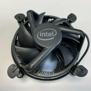 Intel K69237-001/E97379-001/E97378-001 LGA 1200/115X PWM Aluminum Stock Cooler Fan(All-Black) from i9-10900
