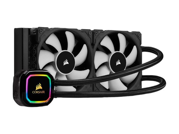CORSAIR iCUE H100i ELITE CAPELLIX Liquid Cooling System - 2 Fan Slots (120 mm),PRO XT Series,RGB Pump