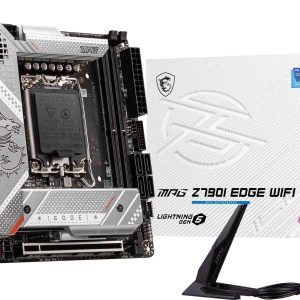MSI MAG Z790 TOMAHAWK MAX WIFI LGA 1700(14th,13th,12th Gen) DDR5 ATX 8x SATA 6G  4x M.2  Wi-Fi 7  Bluetooth 2.5Gbps LAN Motherboard - MPG Z790I EDGE WIFI