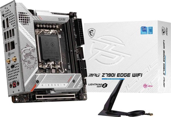 MSI MAG Z790 TOMAHAWK MAX WIFI LGA 1700(14th,13th,12th Gen) DDR5 ATX 8x SATA 6G  4x M.2  Wi-Fi 7  Bluetooth 2.5Gbps LAN Motherboard - MPG Z790I EDGE WIFI