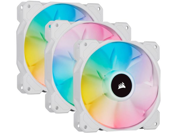 Case Fan - 120 mm,White,3 Packs