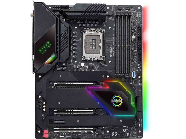 ASRock Z690 Pro RS LGA 1700 (14th,13th,12th Gen) Intel Z690 SATA 6Gb/s DDR4 ATX Intel Motherboard - Z690 TAICHI RAZER EDITION