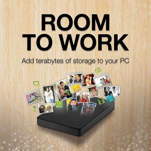Seagate Portable 2TB External Hard Drive Portable HDD – USB 3.0 for PC, Mac, PS4, & Xbox (STGX2000400)
