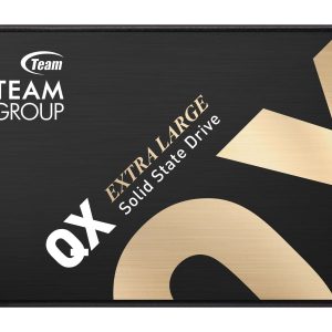 Team Group QX 2.5" 512GB SATA III 3D NAND Internal Solid State Drive (SSD), Speed up to 560MB/s, Laptop & PC Desktop compatible (T253X7512G0C101)