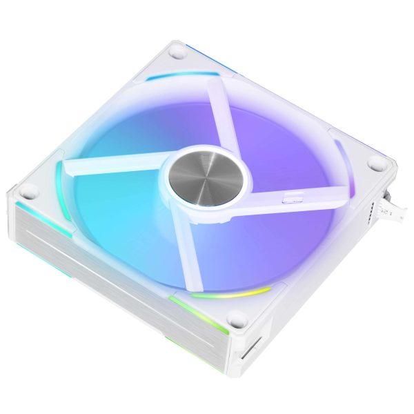 LIAN LI UNI Fan AL120 V2 RGB White 3x 120mm Fan Pack with Controller - UF-AL120V2-3W