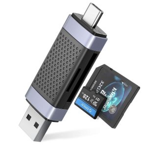 ORICO Type C USB2.0 SD TF Card Reader Memory Portable Smart Card Reader to SDXC, SDHC, MMC Memory Card Adapter PC Laptop Accessories