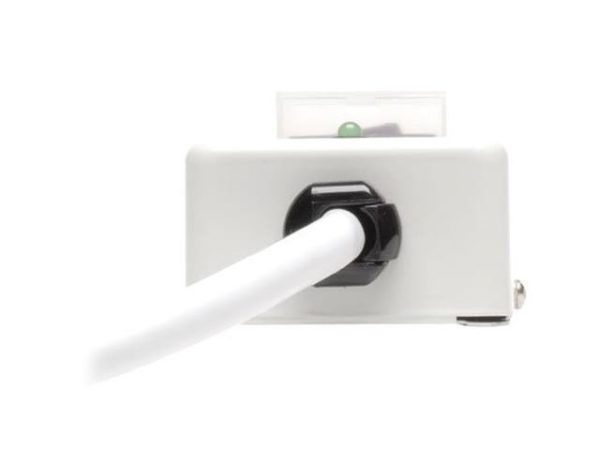 Surge Protector with Right-Angle Hospital-Grade Plug and Receptacles