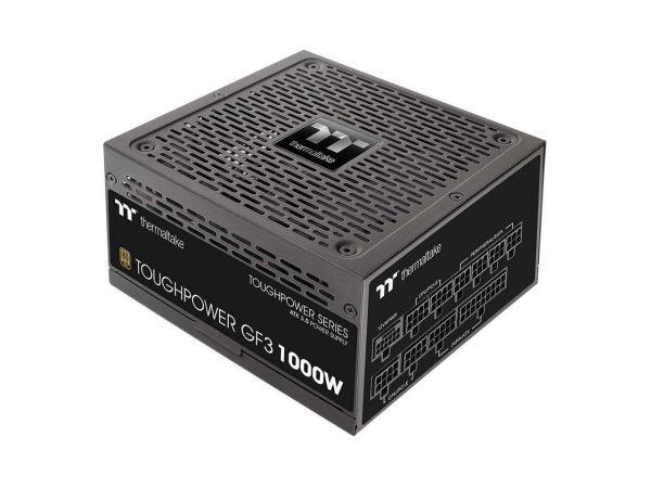 Thermaltake GF3 1000W 80+ Gold Full Modular SLI/Crossfire Ready ATX 3.0 Standard Power Supply, PCIe Gen.5 12VHPWR Connector Included, 10 Year Warranty, PS-TPD-1000FNFAGU-4