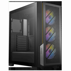 Antec Performance 1 FT, RTX 40 Series GPU Support, Temp. Display, 4 x Storm T3 PWM Fans, Type-C Ready, Dual Tempered Glass Side Panels, Removable Top Fan/Radiator Bracket, Mesh Front Panel, Full-Tower - P20C ARGB