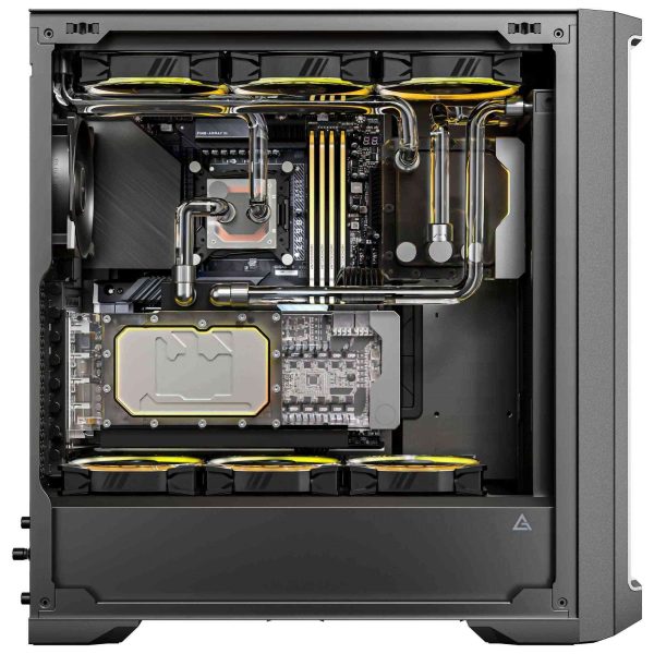 Antec Performance 1 FT, RTX 40 Series GPU Support, Temp. Display, 4 x Storm T3 PWM Fans, Type-C Ready, Dual Tempered Glass Side Panels, Removable Top Fan/Radiator Bracket, Mesh Front Panel, Full-Tower