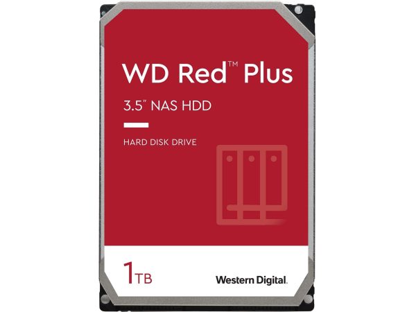 WD Red Plus 4TB 5400 RPM 3.5" - 1TB 64MB Cache