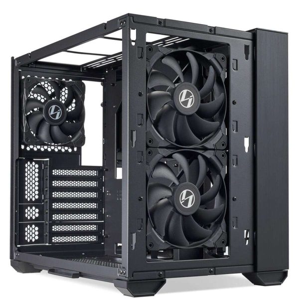 LIAN LI O11 AIR MINI Black SPCC / Aluminum / Tempered Glass ATX Mini Tower Computer Case-- O11AMX