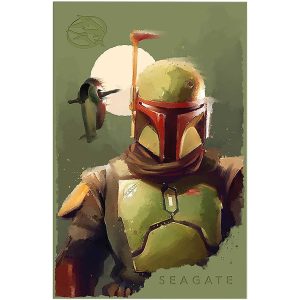 Grogu Drive Special Edition FireCuda External Hard Drive - 2TB (Boba Fett)