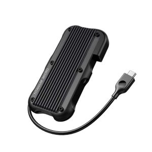 Titanium Micro Mercury 4TB Portable Aluminum SSD Up to 1000MB/S NVMe USB 3.1 IP66 water dust resistant for PC Mac Android and Game Console - 2TB