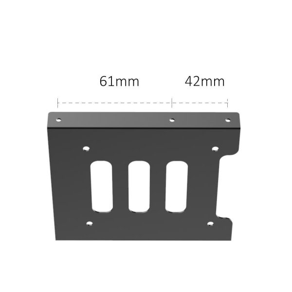 GLOTRENDS 2.5 to 3.5 Inch SSD HDD Holder Metal Mounting Bracket (2 packs)