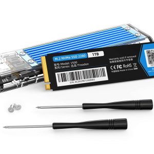 ORICO PSSD 1TB M.2 NVME 2280 SSD With ORICO Transparent SSD Enclosure M Key USB3.1 Gen2 10Gbps,  Replace for 1TB M.2 NVME Portable SSD