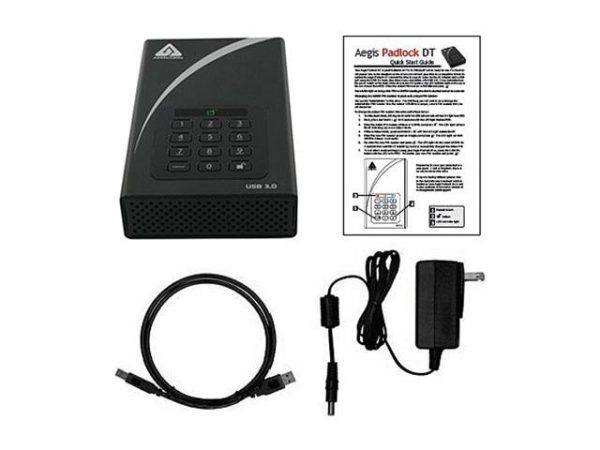 Encrypted Desktop Hard Drive with PIN Access with 256-bit AES Encryption