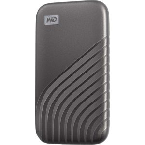 WD 1TB My Passport SSD External Portable Drive, Gray, Up to 1050 MB/s - WDBAGF0010BGY-WESN - 4TB,Gray