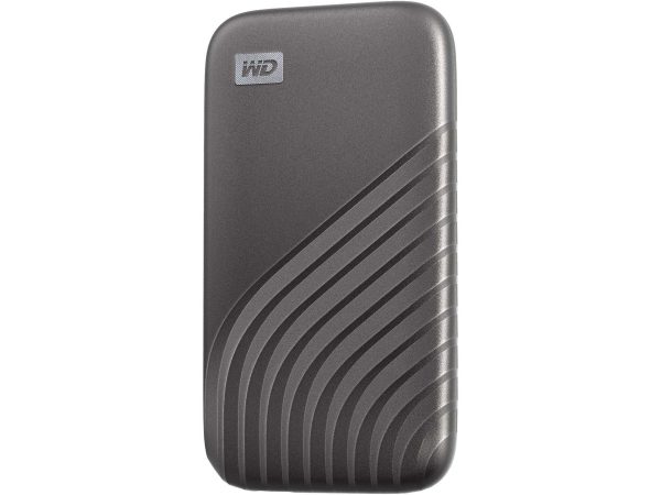 WD 1TB My Passport SSD External Portable Drive, Gray, Up to 1050 MB/s - WDBAGF0010BGY-WESN - 4TB,Gray