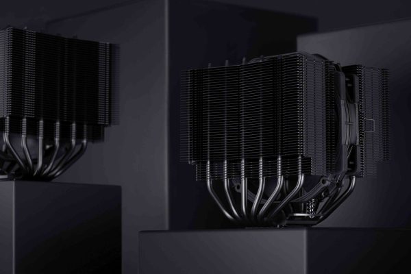Noctua NH-D15S chromax.black, Premium Dual-Tower CPU Cooler with NF-A15 PWM 140mm Fan (Black)