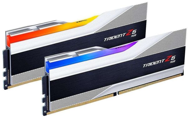 G.SKILL Trident Z5 RGB Series 32GB (2 x 16GB) DDR5 6400 - 64GB (2 x 32GB),DDR5 6000 (PC5 48000),32,Silver,RGB