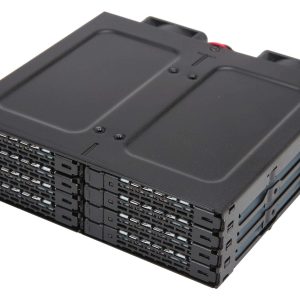 4x 2.5" SSD/HD in 1x 5.25" Bay SATA Hot-Swap Backplane Cage - ToughArmors 8Bay SAS