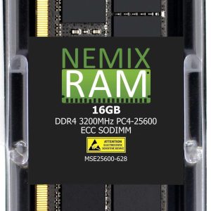 32GB Kit 2x16GB DDR4-3200 PC4-25600 ECC SODIMM 2Rx8 Memory by NEMIX RAM - 16GB