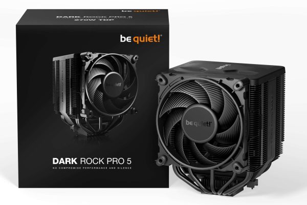 be quiet! Dark Rock Pro 5 | TDP 270W CPU Cooler | Air Cooler | Intel 1700 1200 1150 1151 1155 | AM5 AM4 | BK036