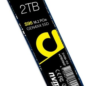 Addlink S93 4TB PCIe 4.0 NVMe SSD M.2 2280 Internal Solid State Drive, Read Speed up to 7400 MB/s, for Gamers and Creators- Dram-Less SLC Cache SSD - 2TB S95 w/o Heatsink