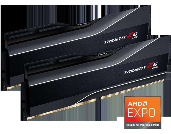 G.SKILL Trident Z5 Neo RGB Series 64GB (2 x 32GB) DDR5 6000 (PC5 48000) - 64GB (2 x 32GB),DDR5 6000 (PC5 48000),32,Black,None