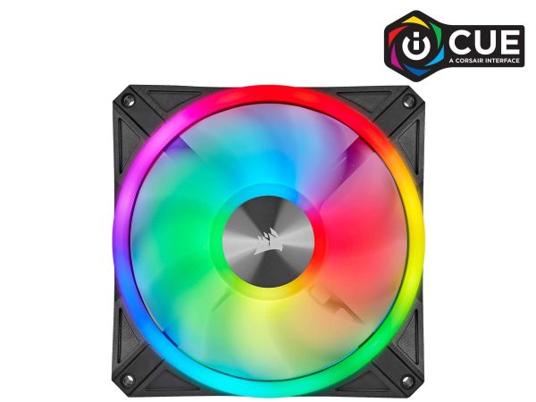 Case Fan - 140mm,Black,QL140 RGB,Single Pack