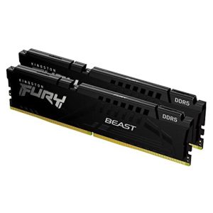 Kingston FURY Beast 32GB (2 x 16GB) DDR5 6000 (PC5 48000) - 32GB (2 x 16GB),DDR5 6000 (PC5 48000),30,Black,None