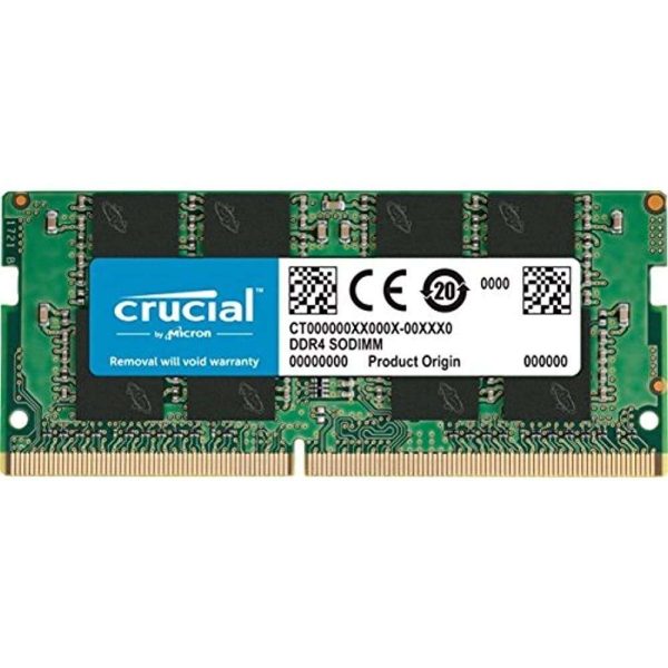Crucial 4GB DDR4-2666 SODIMM 512Mx64 CL19 Notebook Memory - CT4G4SFS8266