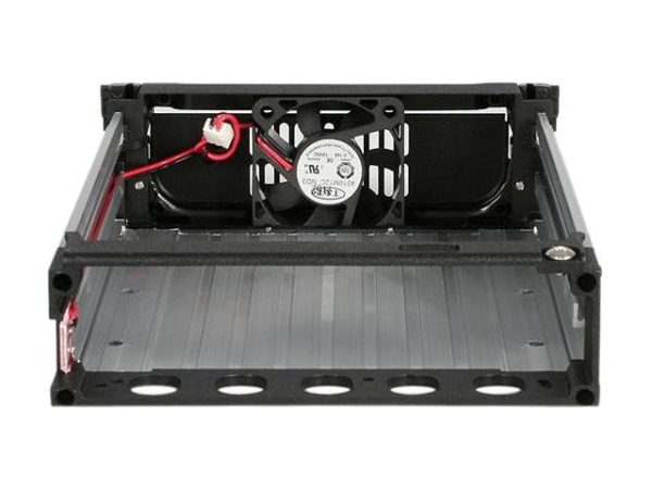 Black Aluminum SATA Drive Drawer
