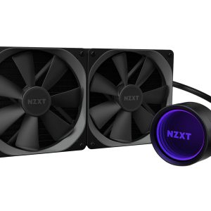 NZXT Kraken Z Series Z73 360mm - RL-KRZ73-01 - AIO RGB CPU Liquid Cooler - Customizable LCD Display - Improved Pump - Powered by CAM V4 - RGB Connector - Aer P 120mm Radiator Fans LGA 1700 Compatible - 2 Fan Slots (140 mm),Black,Kraken X63