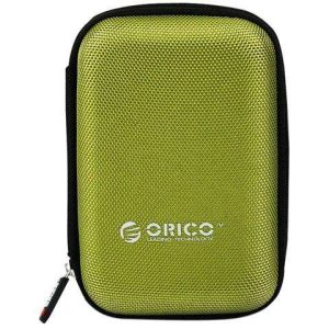 [5 Color in Pack] ORICO Portable 2.5 inch HDD Protective Carry Case Cover Bag Carrying Shell Case for 2.5" HDD Protector Bag - Green,1-Bay