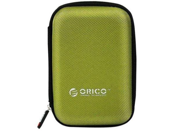 [5 Color in Pack] ORICO Portable 2.5 inch HDD Protective Carry Case Cover Bag Carrying Shell Case for 2.5" HDD Protector Bag - Green,1-Bay