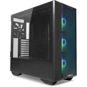 LIAN LI ATX Mid Tower White - Black / ARGB Fans