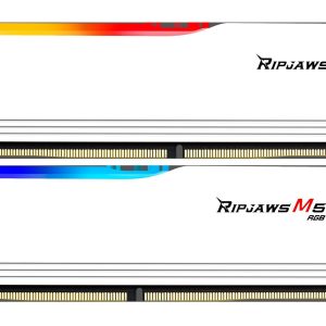 G.SKILL Ripjaws M5 RGB Series 32GB (2 x 16GB) DDR5 6400 (PC5 51200) - DDR5 6000 (PC5 48000),White