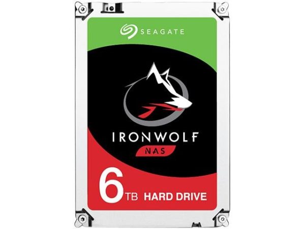 Seagate IronWolf 8TB 7200 RPM 3.5" - 6TB