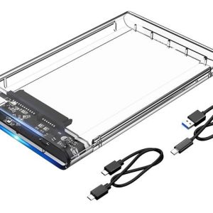 ORICO 2.5'' Hard Drive Enclosure Type-C USB 3.1 Gen2 to SATA 6Gbps Computer External HDD Enclosure for 7 9.5mm HDD SSD Support UASP Compatible WD Seagate Toshiba Samsung Hitachi PS5-2139C3-G2
