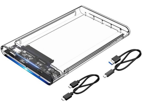 ORICO 2.5'' Hard Drive Enclosure Type-C USB 3.1 Gen2 to SATA 6Gbps Computer External HDD Enclosure for 7 9.5mm HDD SSD Support UASP Compatible WD Seagate Toshiba Samsung Hitachi PS5-2139C3-G2